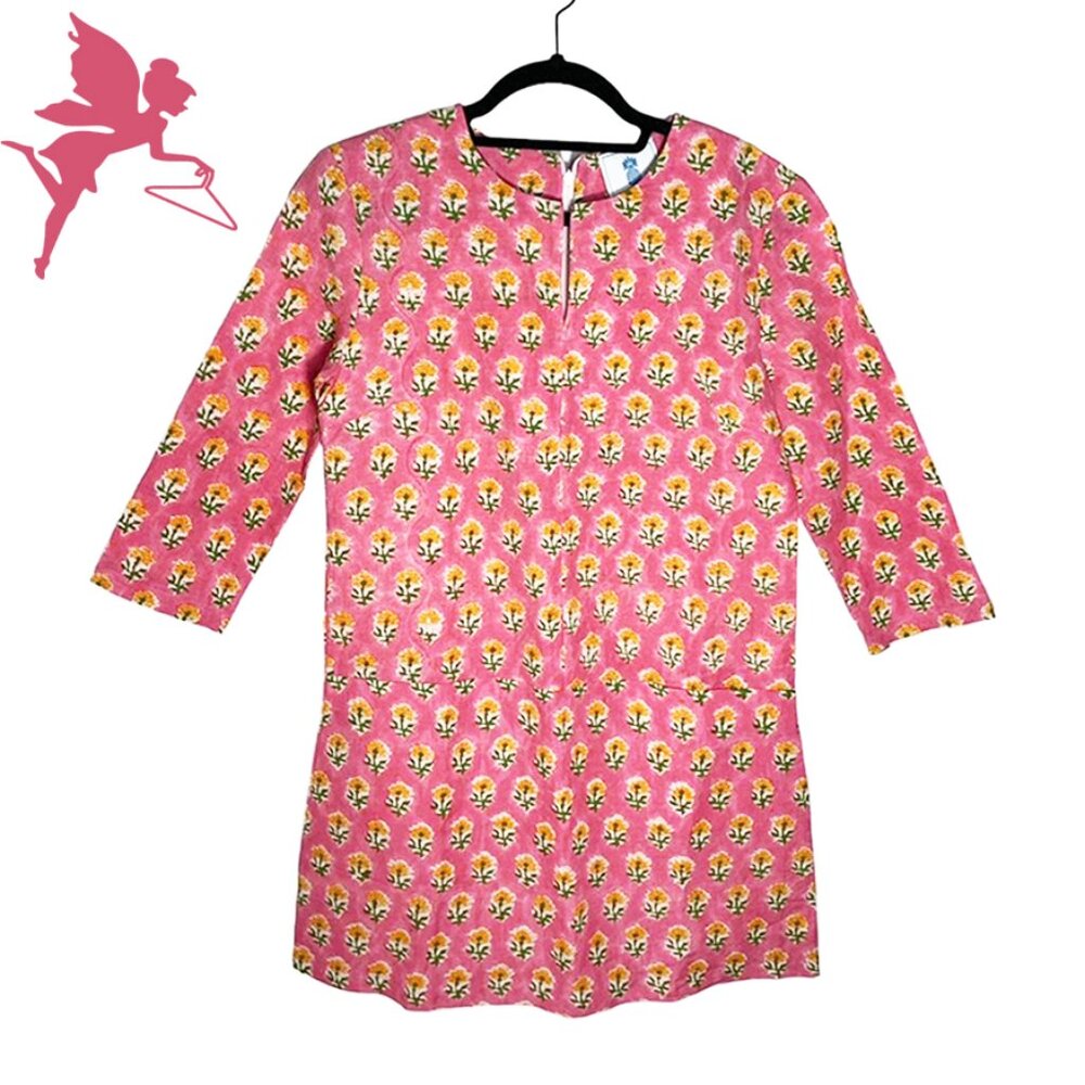 CJ LAING Palm Royale Block Print Tunic - Picture 2 of 7